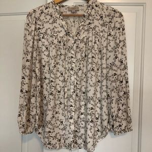 LOFT floral print top